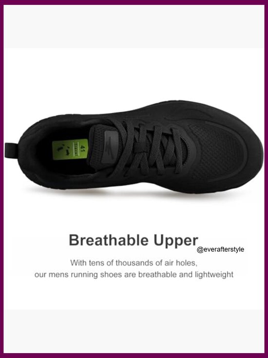 Breathable Mesh Running Sneakers with EVA Cushioning and Rubber Outsole main image 5